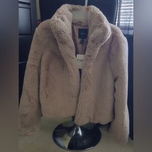 Faux fur Forever 21 jacket sz L